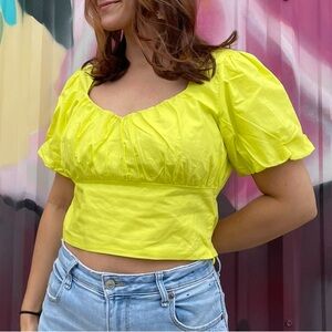 Bright Yellow Top
